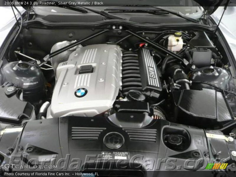 Silver Grey Metallic / Black 2006 BMW Z4 3.0si Roadster