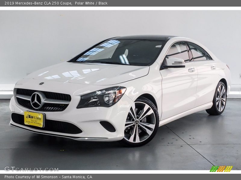 Polar White / Black 2019 Mercedes-Benz CLA 250 Coupe