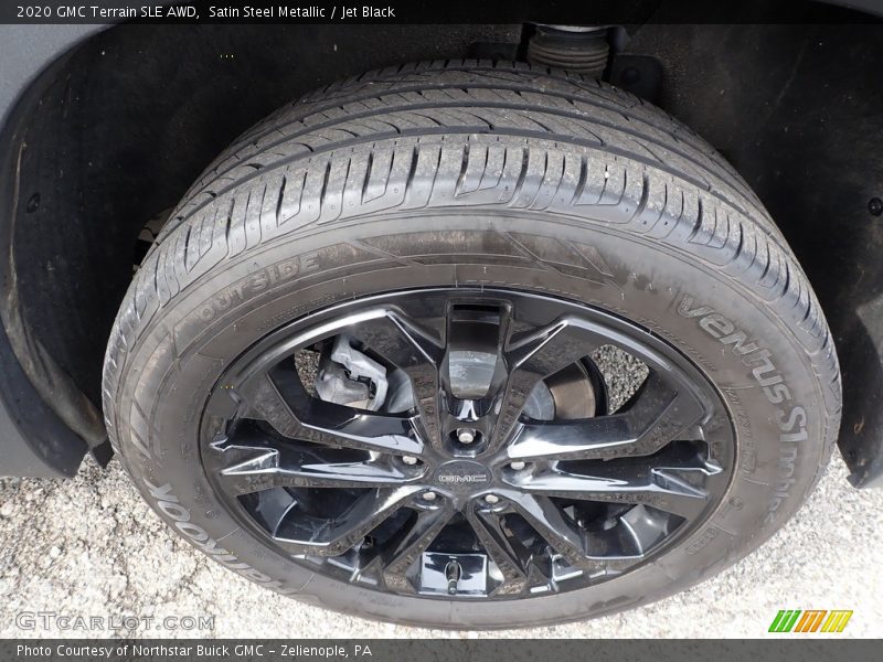 Satin Steel Metallic / Jet Black 2020 GMC Terrain SLE AWD