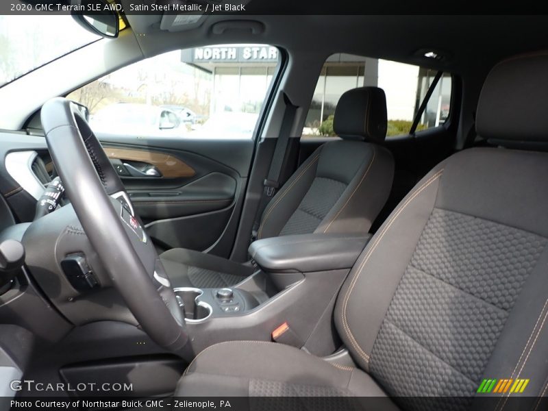 Satin Steel Metallic / Jet Black 2020 GMC Terrain SLE AWD