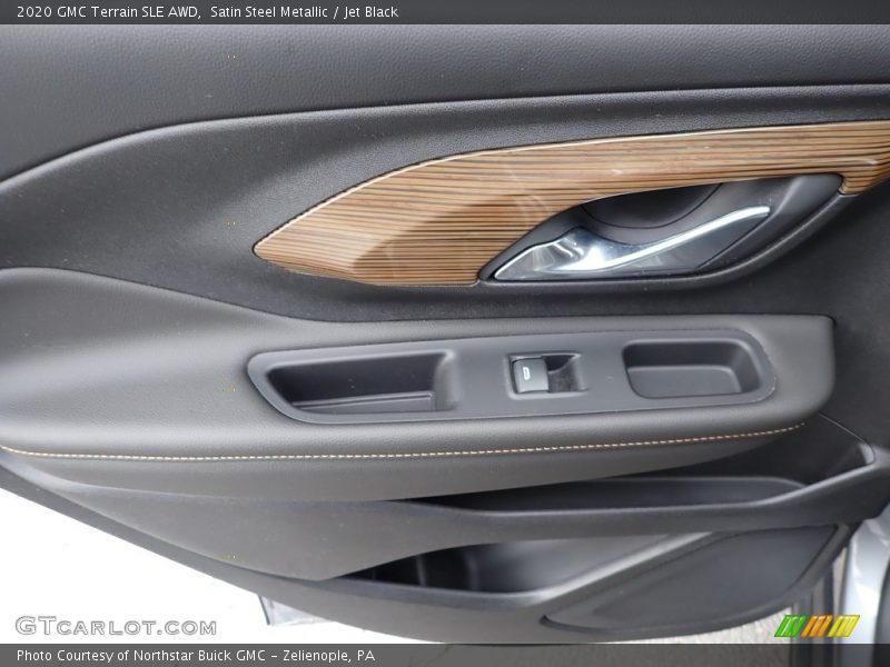 Satin Steel Metallic / Jet Black 2020 GMC Terrain SLE AWD