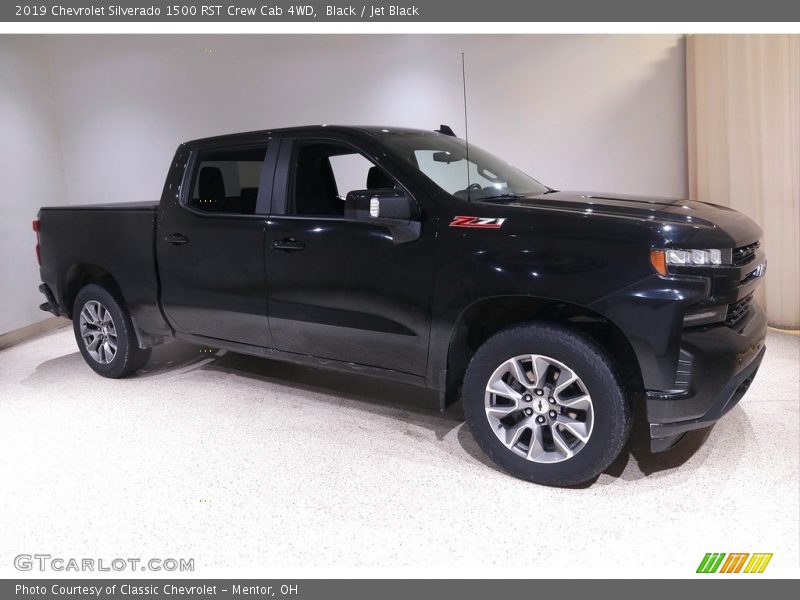 Black / Jet Black 2019 Chevrolet Silverado 1500 RST Crew Cab 4WD
