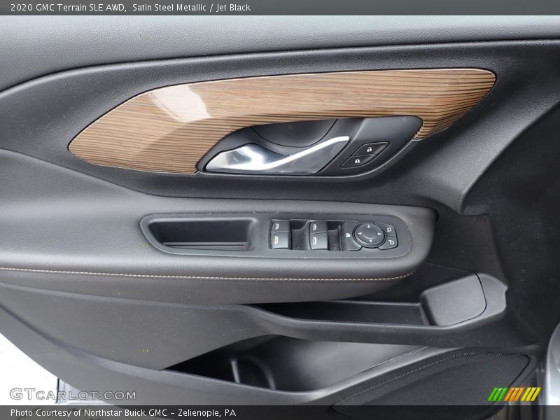 Satin Steel Metallic / Jet Black 2020 GMC Terrain SLE AWD