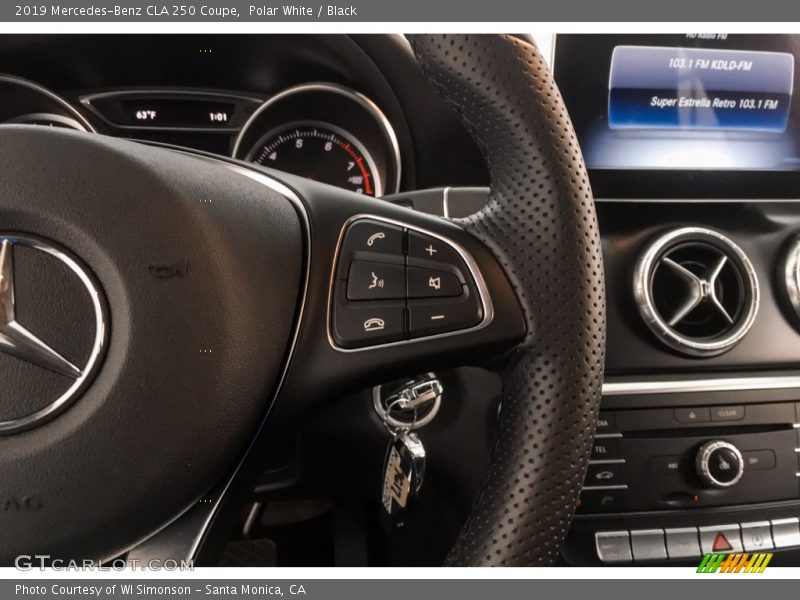 Polar White / Black 2019 Mercedes-Benz CLA 250 Coupe