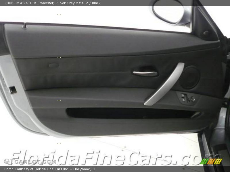 Silver Grey Metallic / Black 2006 BMW Z4 3.0si Roadster
