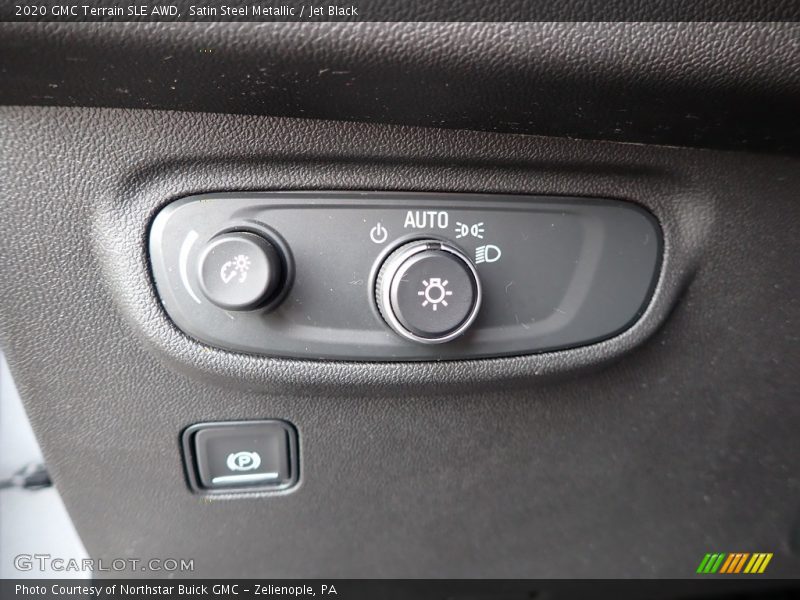 Satin Steel Metallic / Jet Black 2020 GMC Terrain SLE AWD