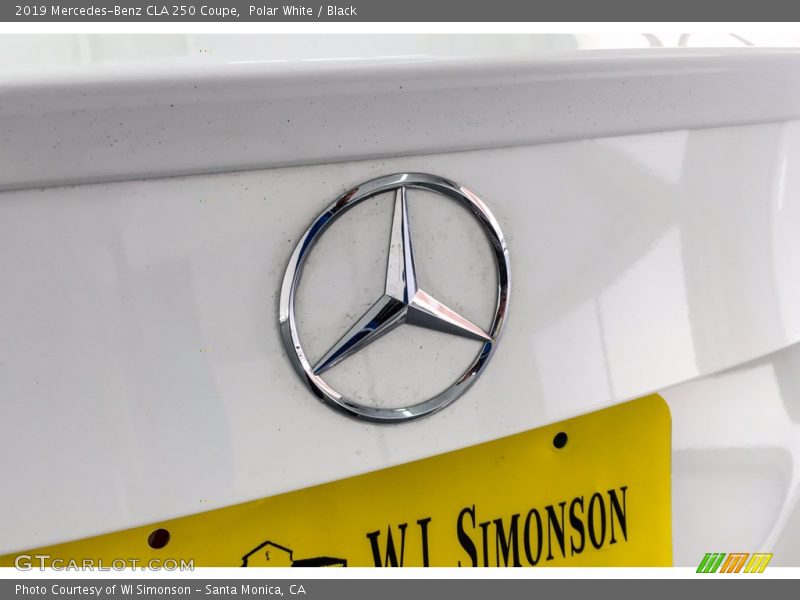Polar White / Black 2019 Mercedes-Benz CLA 250 Coupe