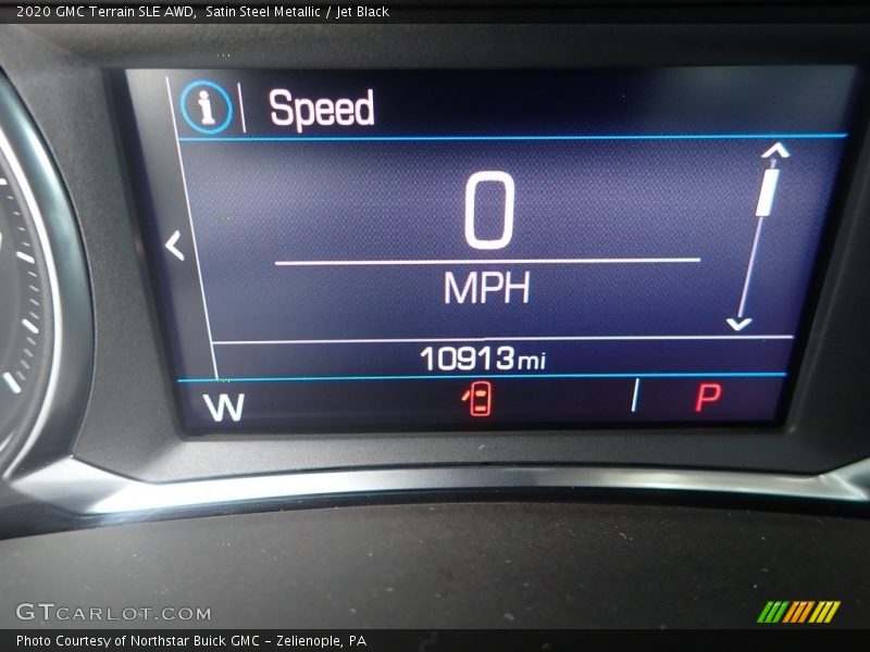 Satin Steel Metallic / Jet Black 2020 GMC Terrain SLE AWD