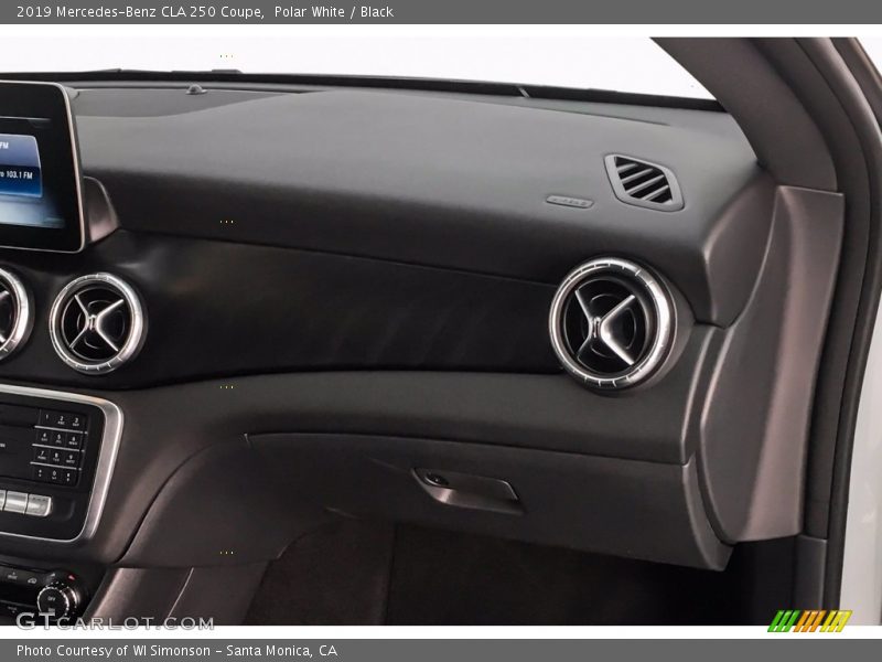 Polar White / Black 2019 Mercedes-Benz CLA 250 Coupe