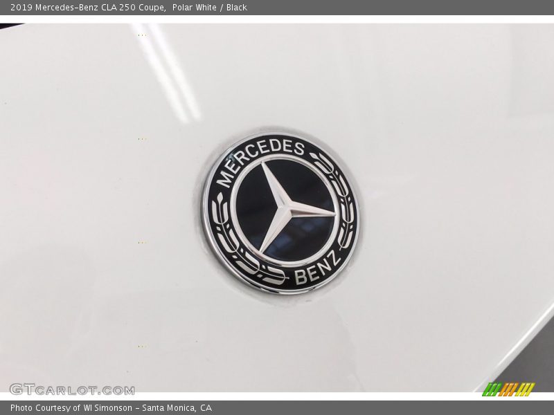 Polar White / Black 2019 Mercedes-Benz CLA 250 Coupe