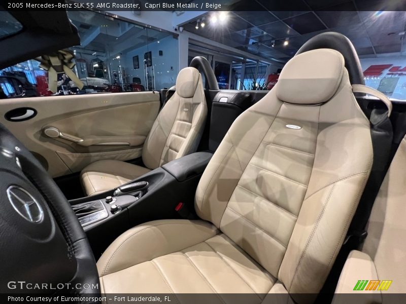 Front Seat of 2005 SLK 55 AMG Roadster