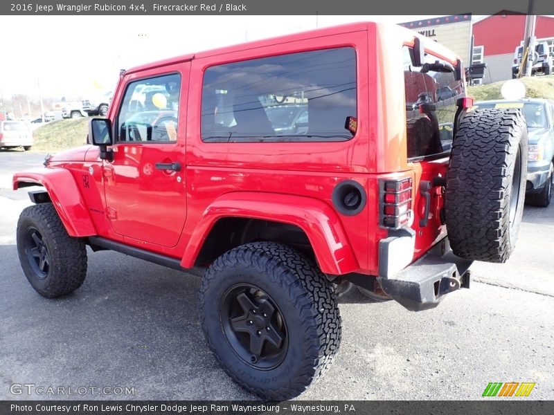 Firecracker Red / Black 2016 Jeep Wrangler Rubicon 4x4