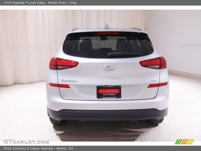 Molten Silver / Gray 2019 Hyundai Tucson Value