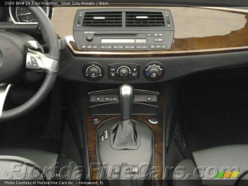 Silver Grey Metallic / Black 2006 BMW Z4 3.0si Roadster
