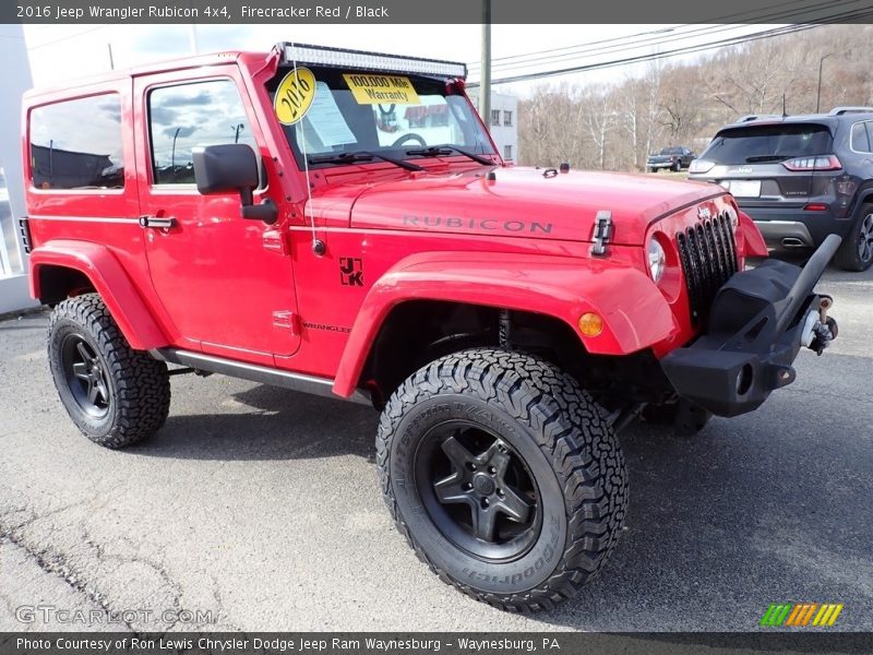 Firecracker Red / Black 2016 Jeep Wrangler Rubicon 4x4