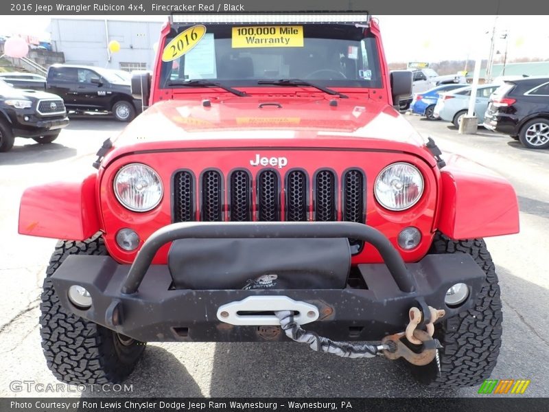 Firecracker Red / Black 2016 Jeep Wrangler Rubicon 4x4