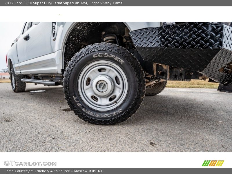 Ingot Silver / Camel 2017 Ford F250 Super Duty Lariat SuperCab 4x4