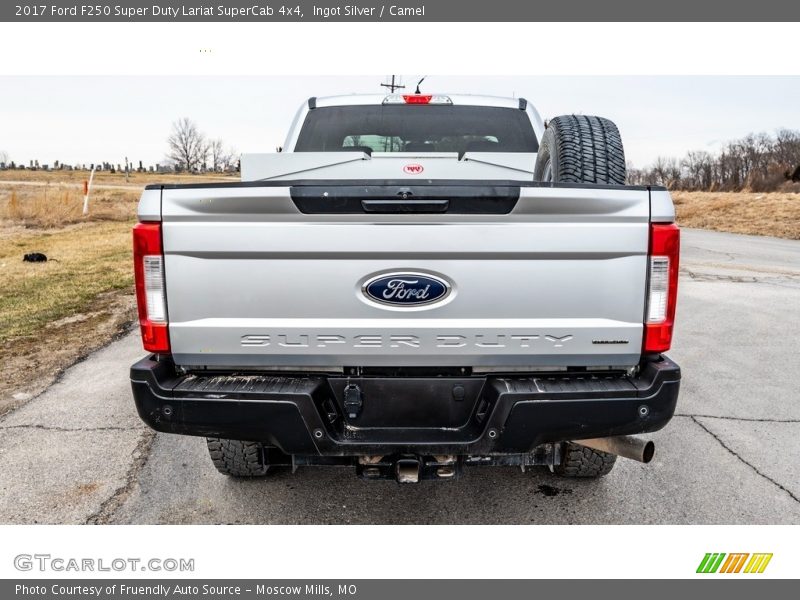 Ingot Silver / Camel 2017 Ford F250 Super Duty Lariat SuperCab 4x4