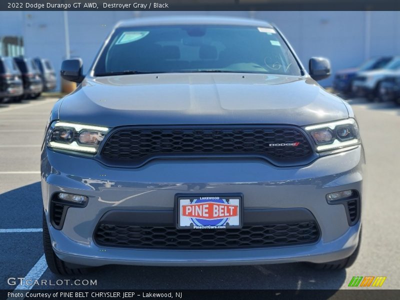 Destroyer Gray / Black 2022 Dodge Durango GT AWD