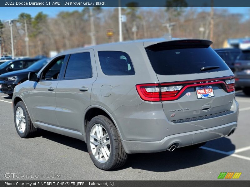 Destroyer Gray / Black 2022 Dodge Durango GT AWD