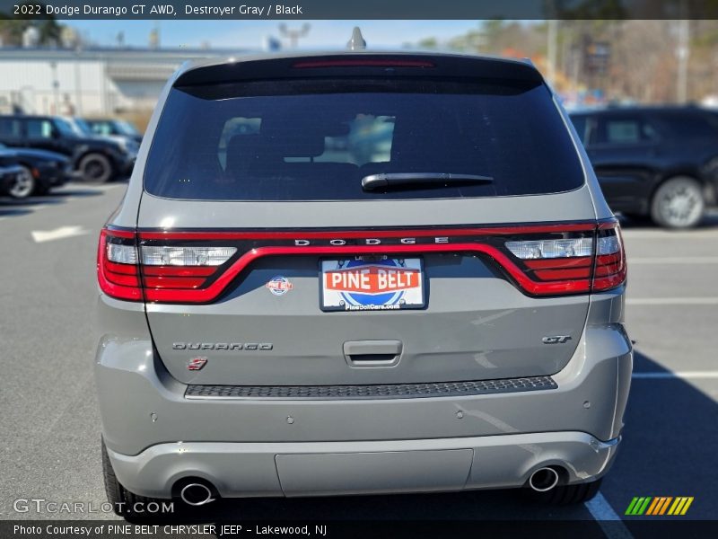 Destroyer Gray / Black 2022 Dodge Durango GT AWD