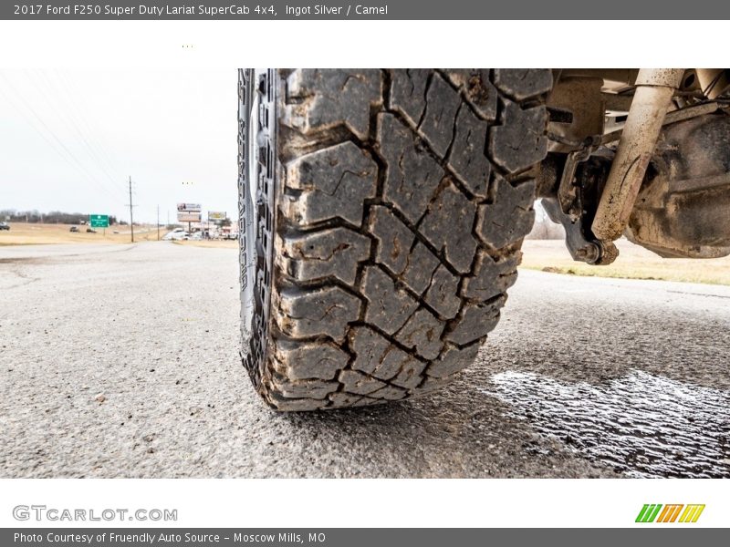 Ingot Silver / Camel 2017 Ford F250 Super Duty Lariat SuperCab 4x4