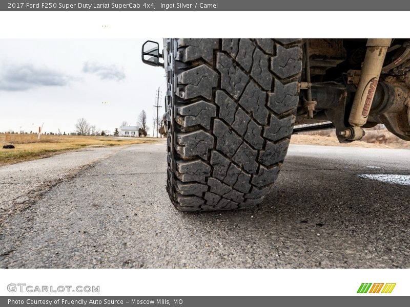 Ingot Silver / Camel 2017 Ford F250 Super Duty Lariat SuperCab 4x4