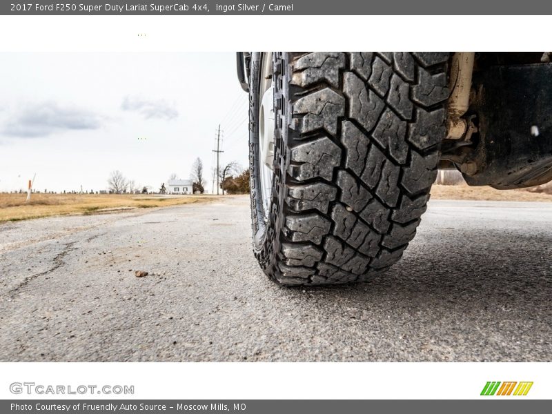 Ingot Silver / Camel 2017 Ford F250 Super Duty Lariat SuperCab 4x4