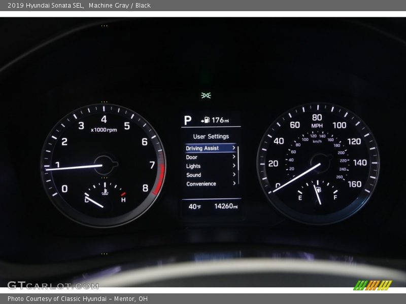 Machine Gray / Black 2019 Hyundai Sonata SEL