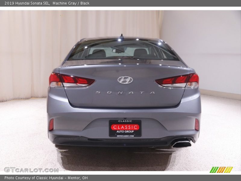 Machine Gray / Black 2019 Hyundai Sonata SEL