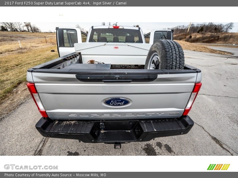 Ingot Silver / Camel 2017 Ford F250 Super Duty Lariat SuperCab 4x4