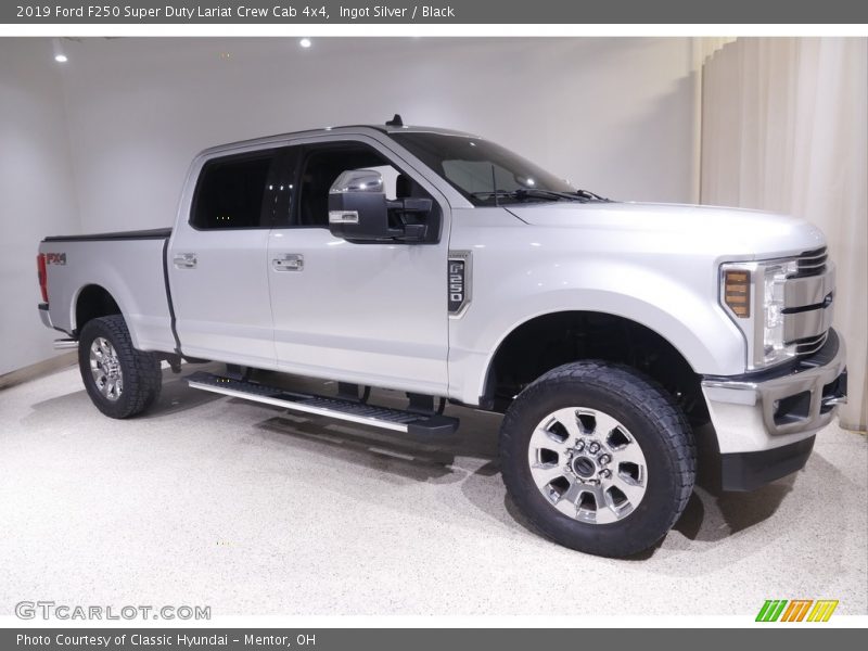 Ingot Silver / Black 2019 Ford F250 Super Duty Lariat Crew Cab 4x4