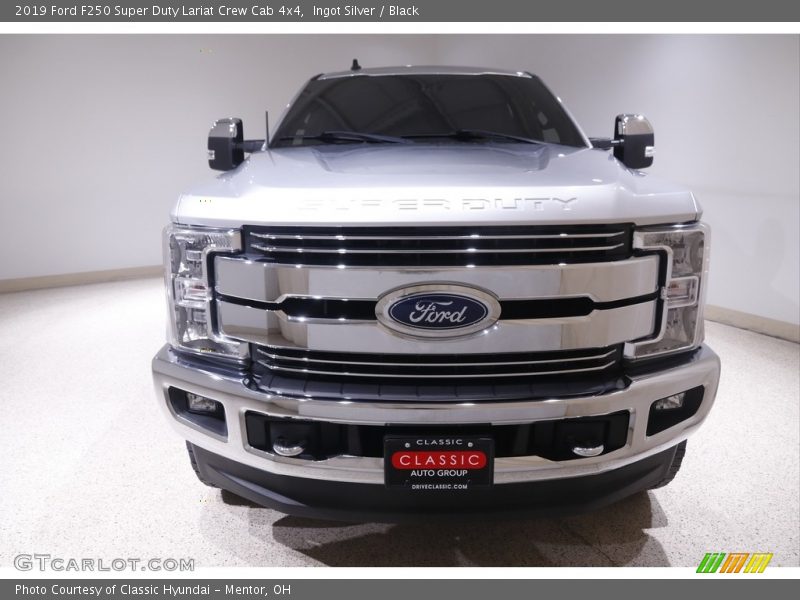 Ingot Silver / Black 2019 Ford F250 Super Duty Lariat Crew Cab 4x4