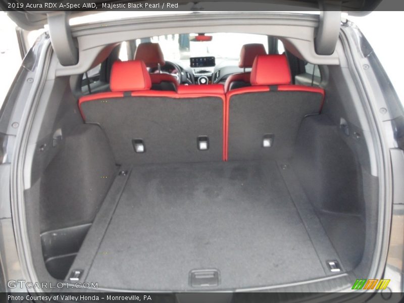 Majestic Black Pearl / Red 2019 Acura RDX A-Spec AWD