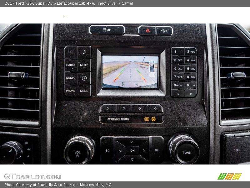 Ingot Silver / Camel 2017 Ford F250 Super Duty Lariat SuperCab 4x4