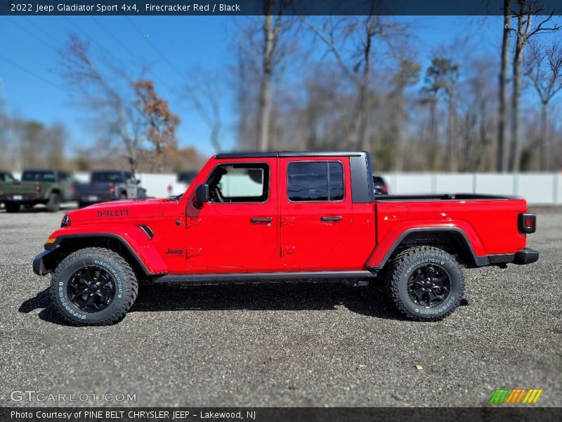 Firecracker Red / Black 2022 Jeep Gladiator Sport 4x4