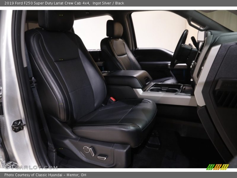 Ingot Silver / Black 2019 Ford F250 Super Duty Lariat Crew Cab 4x4