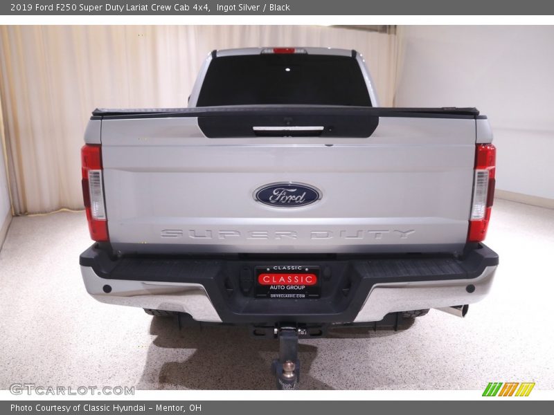 Ingot Silver / Black 2019 Ford F250 Super Duty Lariat Crew Cab 4x4