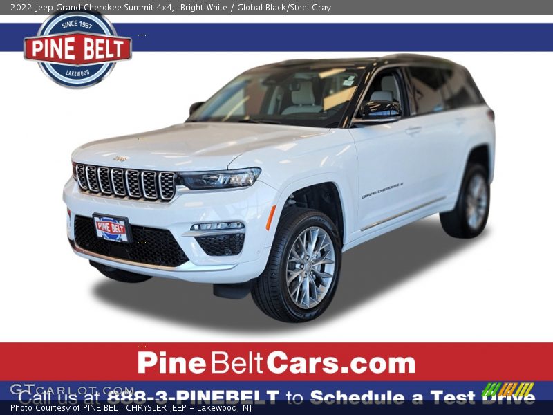 Bright White / Global Black/Steel Gray 2022 Jeep Grand Cherokee Summit 4x4