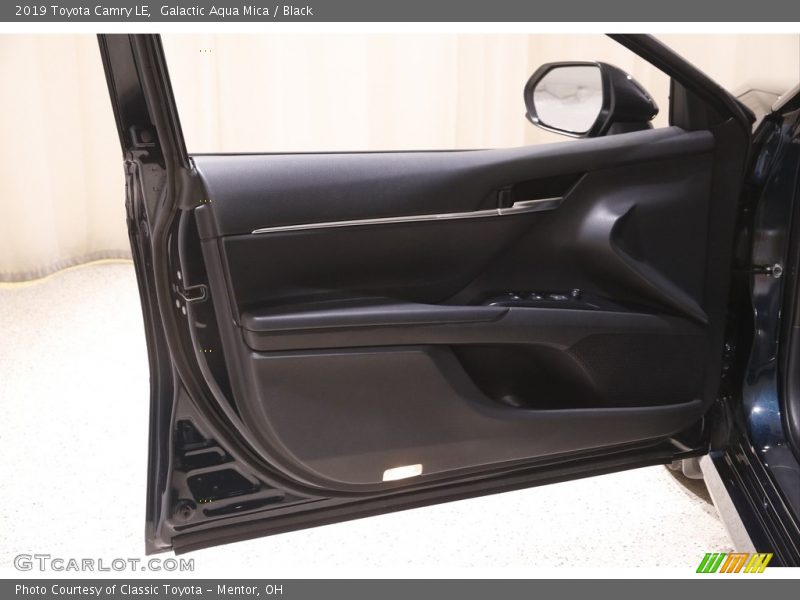 Galactic Aqua Mica / Black 2019 Toyota Camry LE
