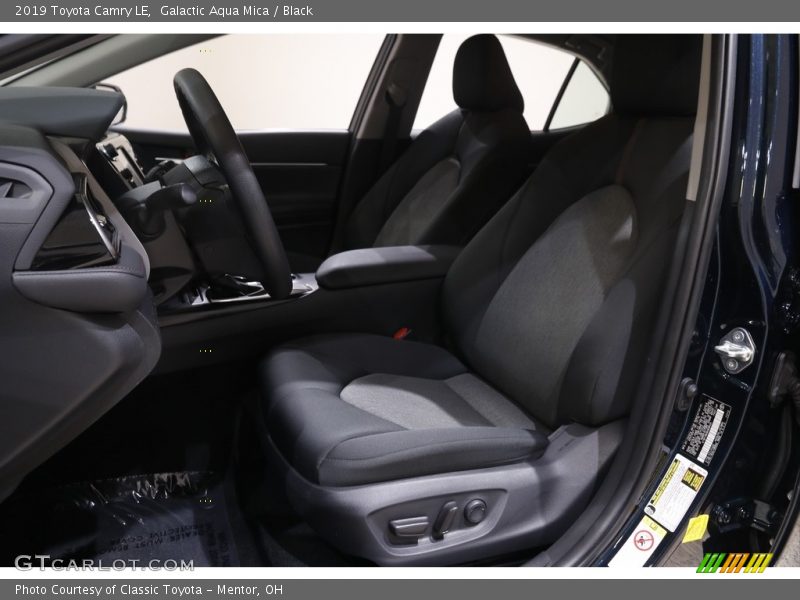Galactic Aqua Mica / Black 2019 Toyota Camry LE