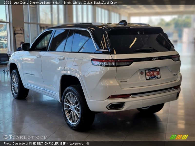 Bright White / Global Black/Steel Gray 2022 Jeep Grand Cherokee Summit 4x4
