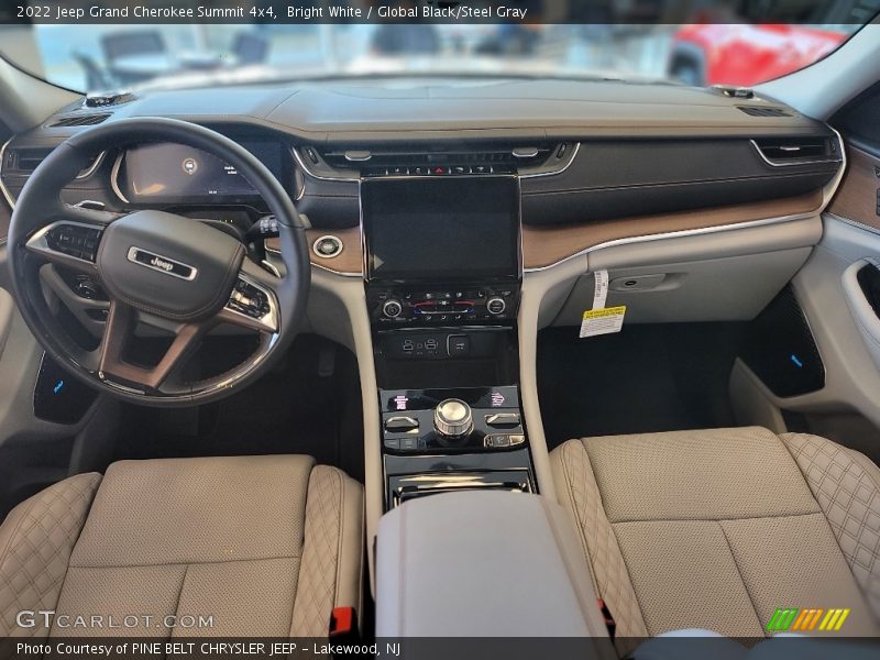 Bright White / Global Black/Steel Gray 2022 Jeep Grand Cherokee Summit 4x4