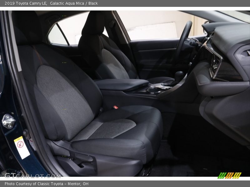 Galactic Aqua Mica / Black 2019 Toyota Camry LE