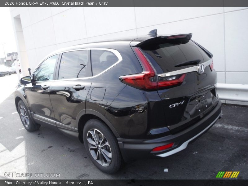 Crystal Black Pearl / Gray 2020 Honda CR-V EX-L AWD