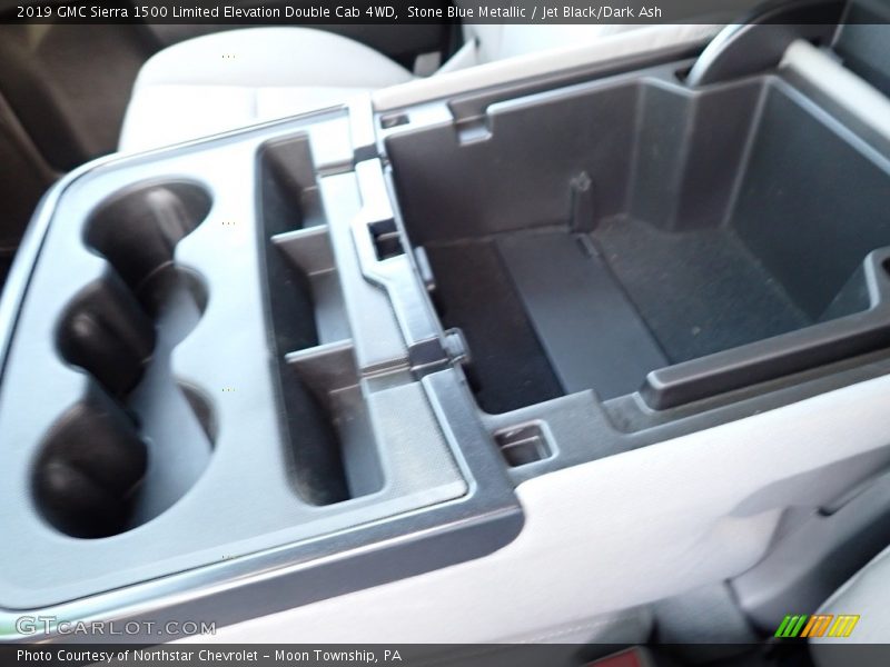 Stone Blue Metallic / Jet Black/Dark Ash 2019 GMC Sierra 1500 Limited Elevation Double Cab 4WD