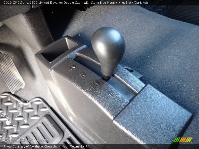 Stone Blue Metallic / Jet Black/Dark Ash 2019 GMC Sierra 1500 Limited Elevation Double Cab 4WD