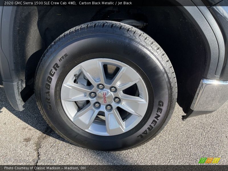Carbon Black Metallic / Jet Black 2020 GMC Sierra 1500 SLE Crew Cab 4WD