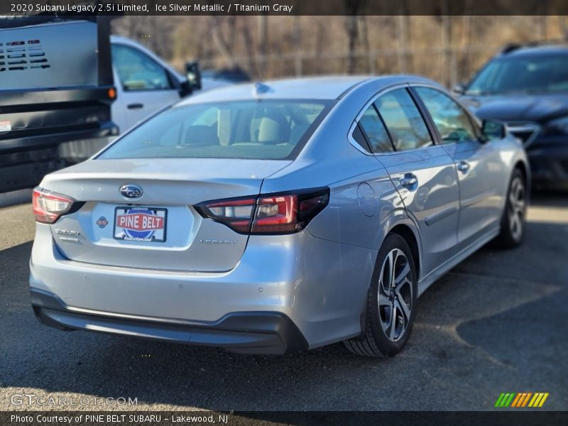 Ice Silver Metallic / Titanium Gray 2020 Subaru Legacy 2.5i Limited