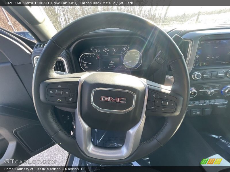 Carbon Black Metallic / Jet Black 2020 GMC Sierra 1500 SLE Crew Cab 4WD